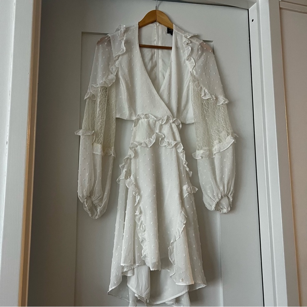 Bardot Ziggy White Lace Dress 6 - Picture 2 of 3